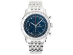 BLS Factory Breitling 43*15MM Stainless Steel Dark Blue Wrist Watch